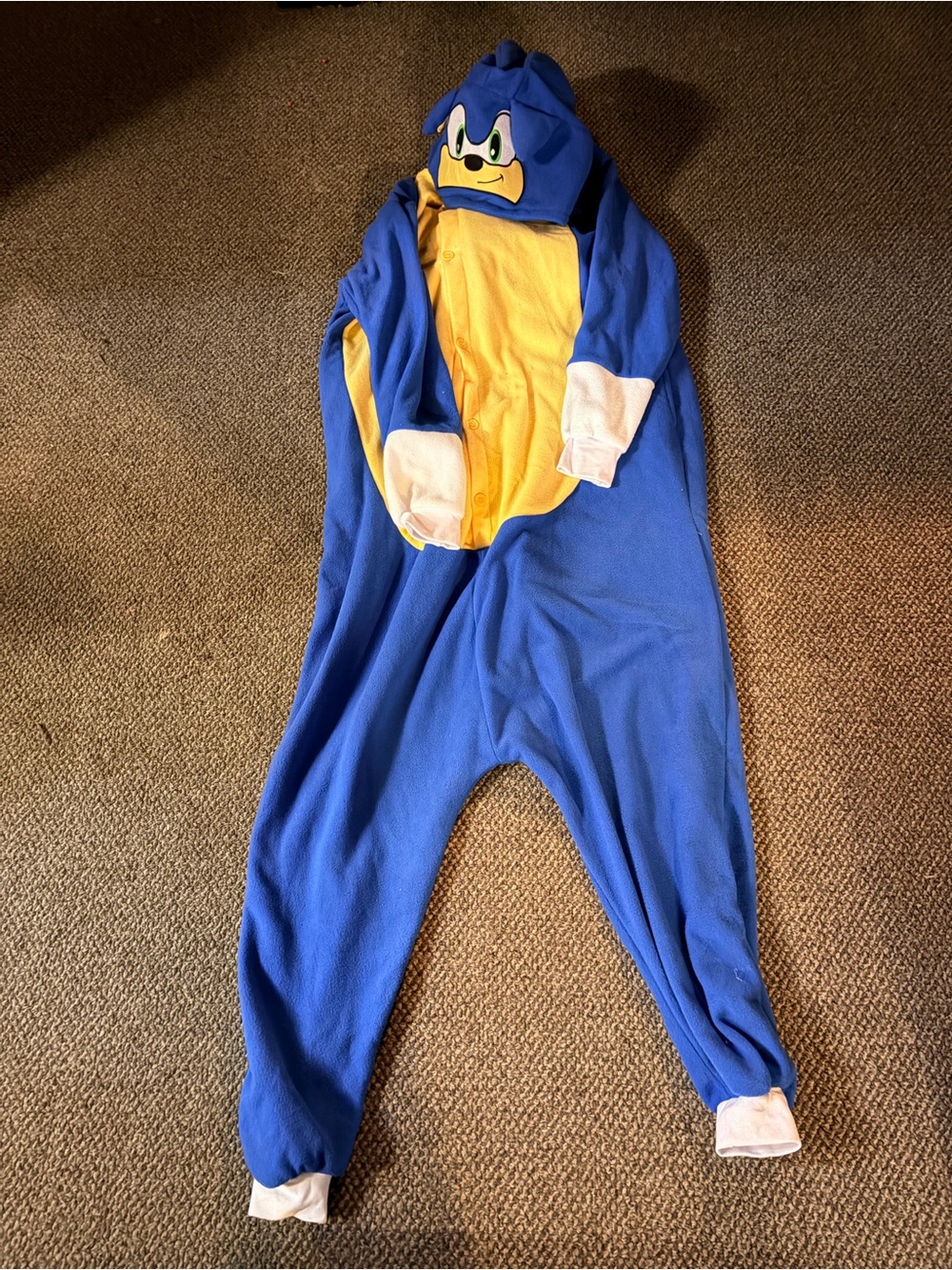 Sonic the Hedgehog Large Adult Onzie Costume - Picture 2 of 2